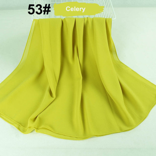 High Quality Premium Heavy Chiffon Hijab Crown Protector