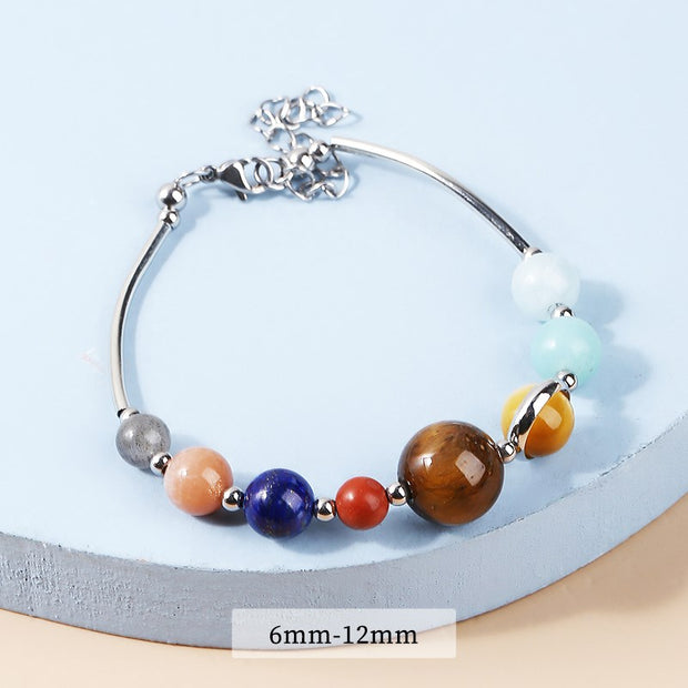 Eight Planets Bead Bracelet for Women or Men