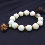 Lotus Mala Healing Prayer Bracelet/Necklace for Women Jewelry Gift