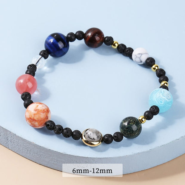 Eight Planets Bead Bracelet for Women or Men