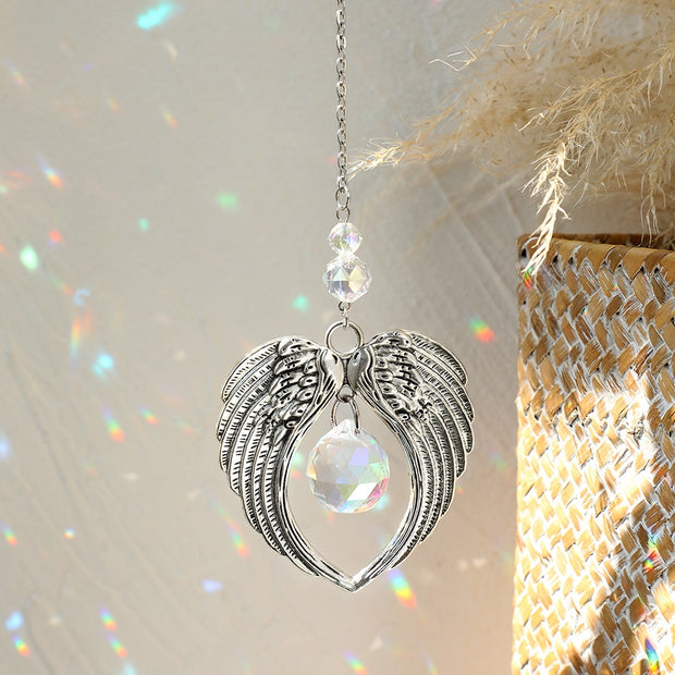 Moon Suncatcher Crystal Wind Chimes