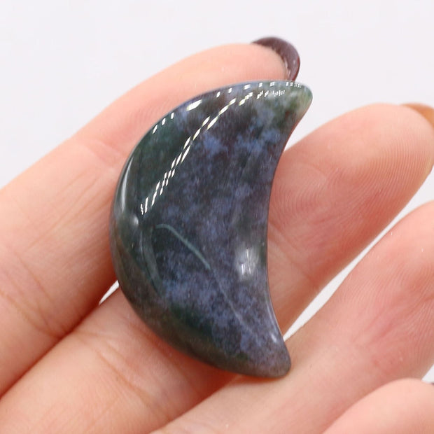 Natural Stone Star/Moon Shape Crystal Gemstone