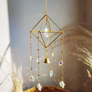 Moon Suncatcher Crystal Wind Chimes