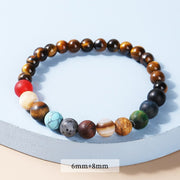 Eight Planets Bead Bracelet for Women or Men