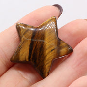 Natural Stone Star/Moon Shape Crystal Gemstone