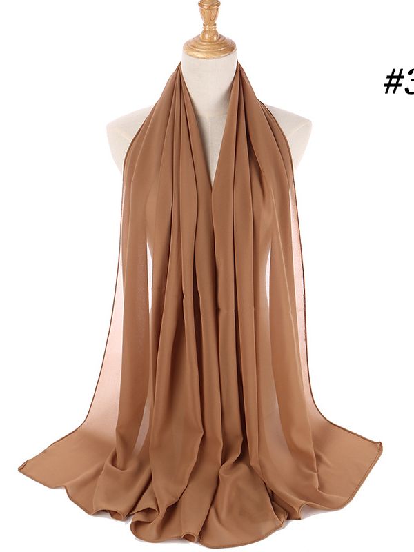 72*175cm Solid Color Shawls Scarf Head Wraps