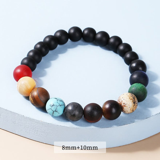 Eight Planets Bead Bracelet for Women or Men