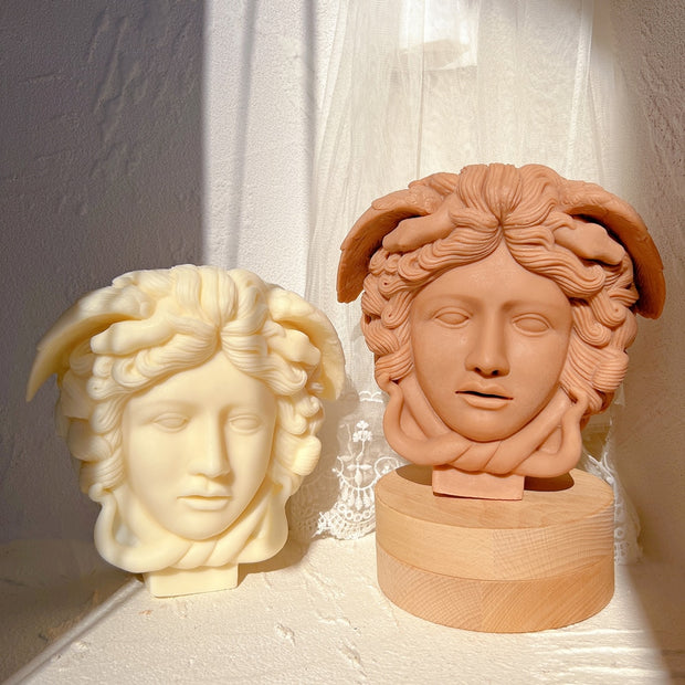 Medusa Bust Candle Mold